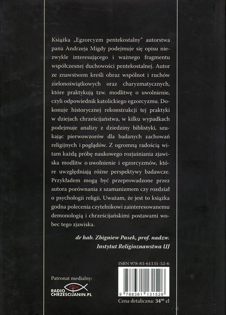 Egzorcyzm pentekostalny - Andrzej Migda - oprawa twarda