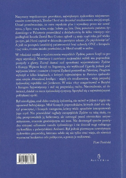 Państwo Żydowskie Próba nowoczesnego rozwiązania kwestii żydowskiej - Teoder Herzl