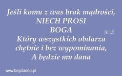 Magnes 52 na lodówkę Jeśli komu z was brak mądrości