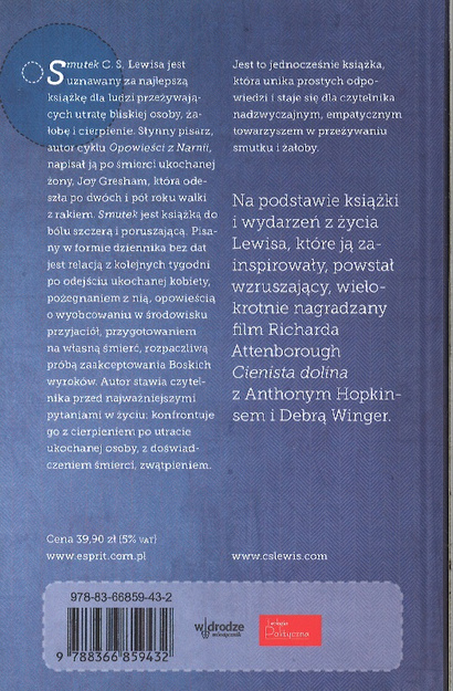 Smutek - C.S. Lewis - oprawa twarda
