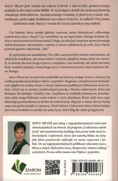 Uzdrowienie duszy kobiety. Jak uleczyć zranione serce? - Joyce Meyer - oprawa miękka