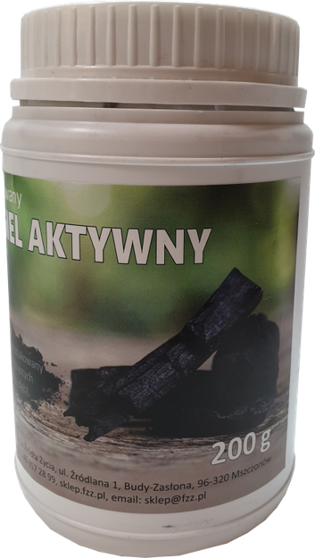 Medyczny węgiel drzewny aktywny sproszkowany - 200g