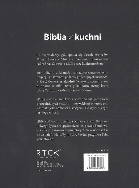Biblia od kuchni - Adam Szustak OP, Karol Okrasa - oprawa twarda