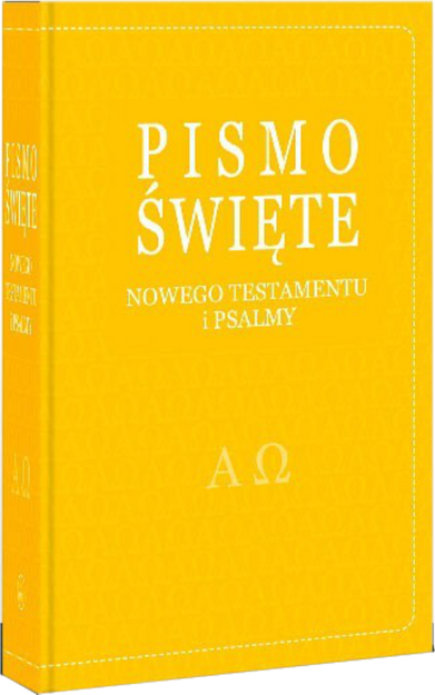 Biblia Warszawsko-Praska Nowy Testament i Psalmy mały żółty