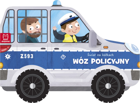 Wóz Policyjny na kółkach - Książeczka aktywizująca