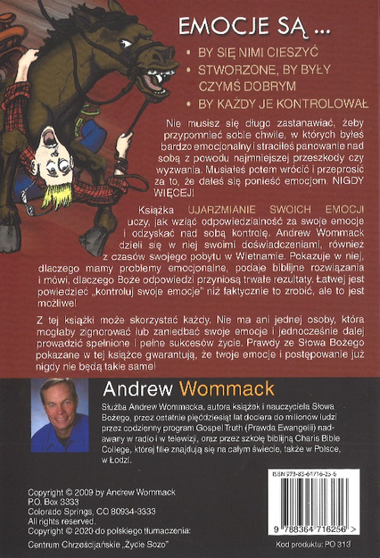 Ujarzmianie swoich emocji - Andrew Wommack - oprawa miękka