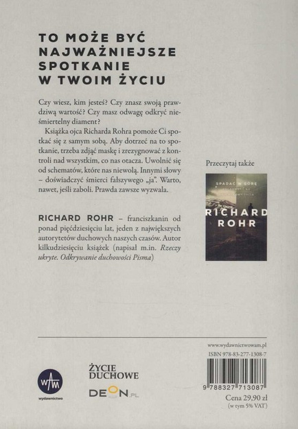 Nieśmiertelny diament. W poszukiwaniu prawdziwego ja - Richard Rohr - oprawa miękka