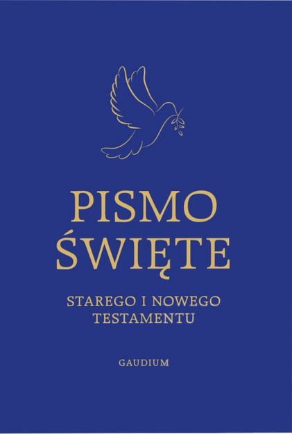Biblia Tysiąclecia Stary i Nowy Testament wyd.V granatowa - oprawa twarda
