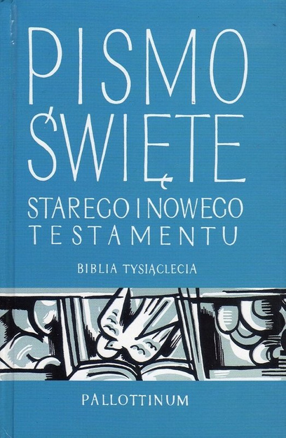 Biblia Tysiąclecia mała twarda index oazowa niebieska