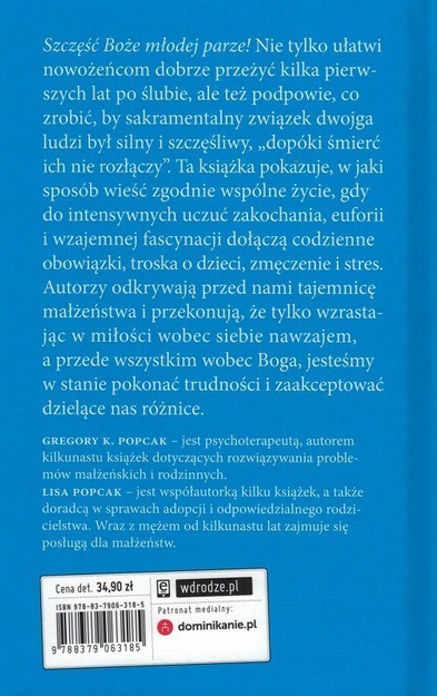Szczęść Boże młodej parze Jak przetrwać pierwsze pięć lat małżeństwa - Gress i Lisa Popcak