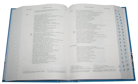 Biblia Tysiąclecia mała twarda index oazowa niebieska