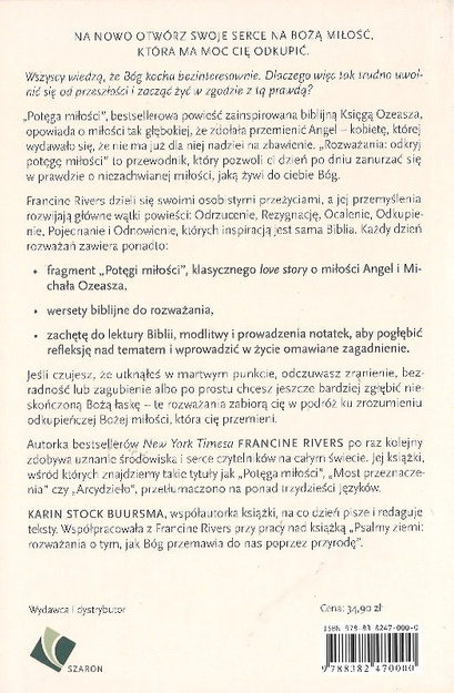 Odkryj potęgę miłości - rozważania - Francine Rivers - oprawa miękka