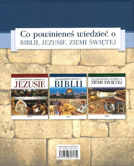 Co powinieneś wiedzieć o: Biblii, Jezusie, Ziemi Świętej - 3 tomy w twardej oprawie i w etui