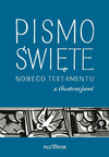 Biblia Tysiąclecia Nowy Testament z ilustracjami duży oprawa twarda w obwolucie