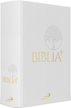 Biblia Edycja Świętego Pawła Biblia Plus - płótno biała - oprawa twarda