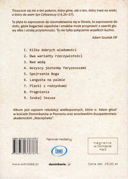 Placki z rodzynkami - Adam Szustak - książka z CD/MP3