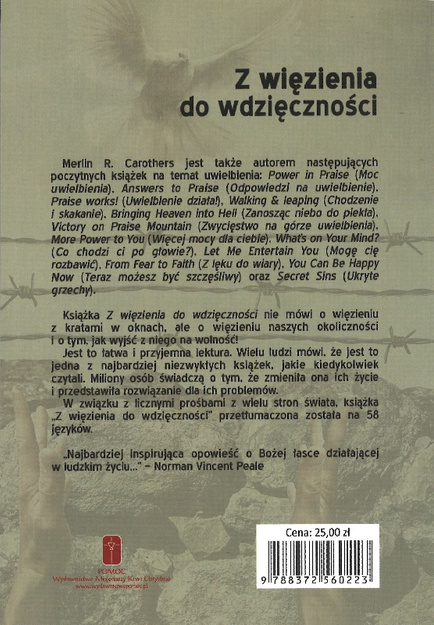 Z więzienia do wdzięczności - Merlin Carothers - oprawa miękka