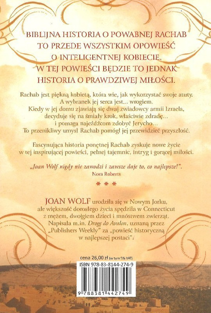 Rachab Kobieta która przewidziała przyszłość - Opowieści o miłości - Joan Wolf