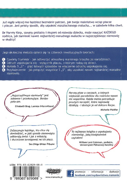 Najszczęśliwsze niemowlę w okolicy WyciSZSZSZ swojego maluszka i pomóż mu spać dłużej - Harvey Karp