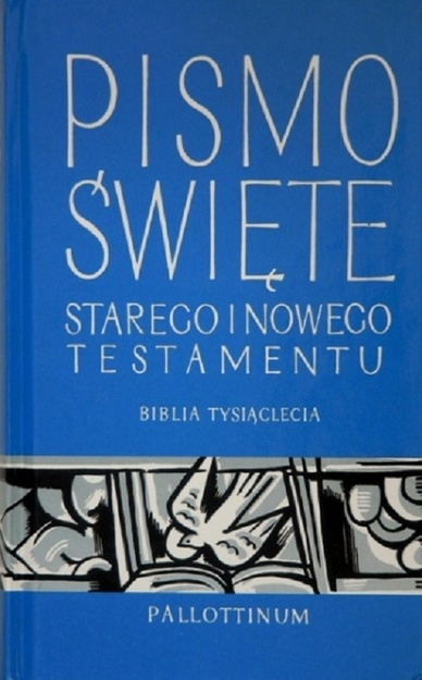 Biblia Tysiąclecia mała twarda oazowa niebieska