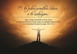 Kartka składana - O to jedno prosiłem Pana, o to zabiegam