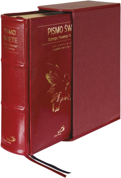 Biblia Edycja Świętego Pawła duża twarda skóra bordo