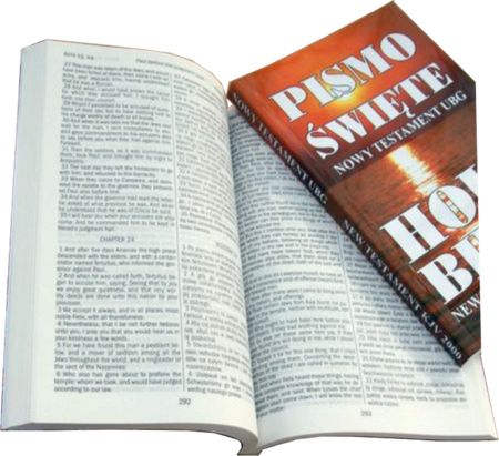 Nowy Testament polsko-angielski Uwspółcześniona Biblia Gdańska UBG-KJV