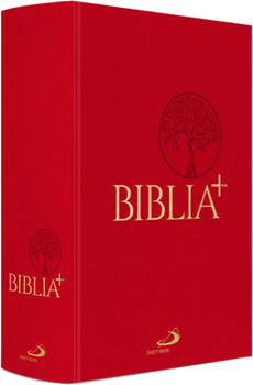 Biblia Edycja Świętego Pawła Biblia Plus - płótno czerwona - oprawa twarda