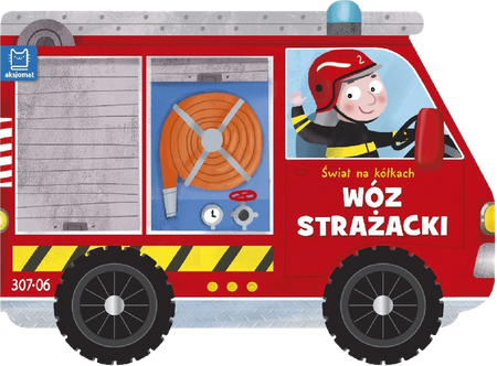 Wóz strażacki Świat na kółkach - Książeczka aktywizująca