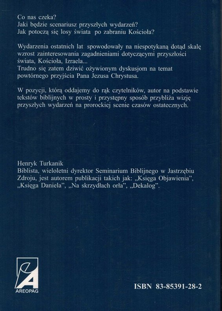 Powtórne przyjście Chrystusa - Henryk Turkanik - oprawa miękka