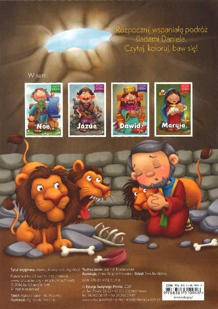 Daniel - kolorowanka biblijna