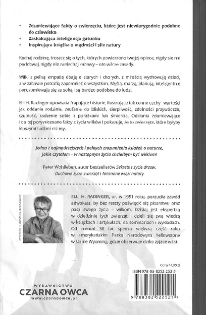 Mądrość wilków O tym jak myślą i troszczą się o siebie - Elii H. Radinger