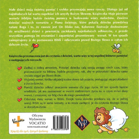 Moje pierwsze wersety biblijne - oprawa miękka