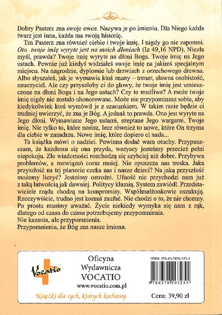 Gdy Bóg wyszepcze twoje imię W obecności Tego, który nigdy nie zawodzi - Max Lucado