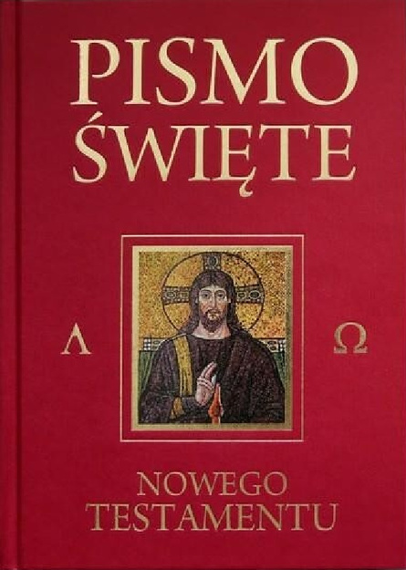 Biblia Warszawsko-Praska Nowy Testament duży bordo duży druk
