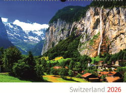Kalendarz Szwajcarski 2026 - Alpy - wiszący