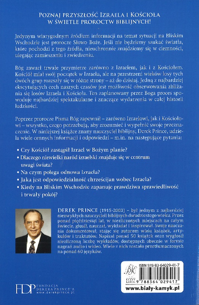 Przeznaczenie Izraela i Kościoła - Derek Prince - oprawa miękka