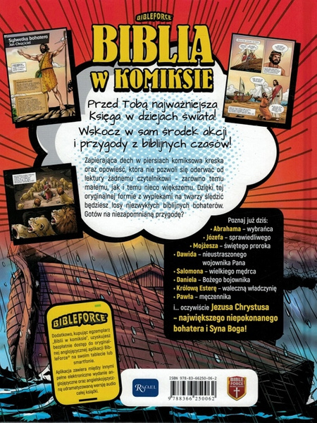 Biblia w komiksie Opowieść o Bogu i wielkich bohaterach - BibleForce