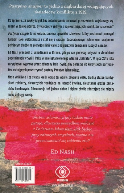 Pustynny snajper czyli jak zwykły Angol poszedł na wojnę z ISIS - Ed Nash
