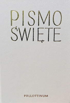 Biblia Tysiąclecia mała eko pielgrzyma index biała oprawa twarda