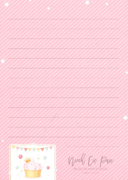 Notesik A6 - Niech Cię Pan błogosławi i strzeże Księga Liczb 6,24 - tort