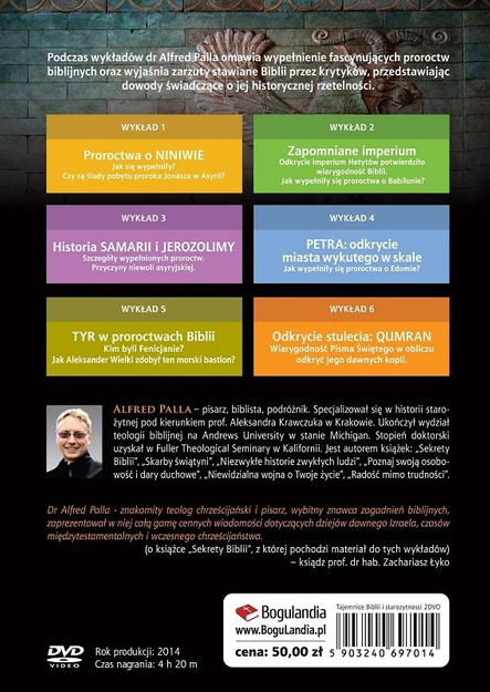 Tajemnice Biblii i Starożytności - Alfred J. Palla - DVD