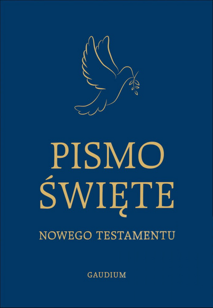 Biblia Tysiąclecia Nowy Testament wyd. V - duży druk granatowa - oprawa twarda