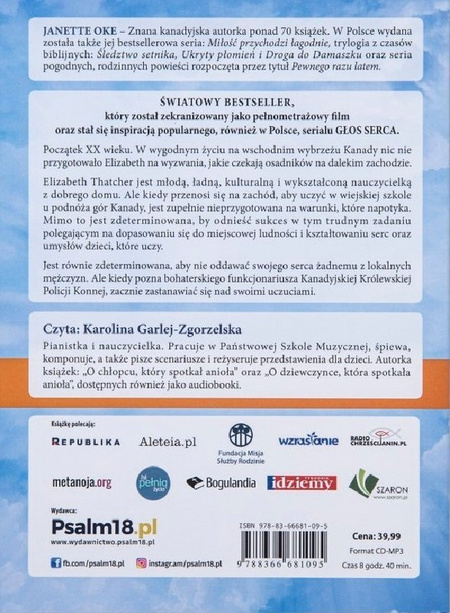 Głos Serca - Janette Oke - Audiobook MP3