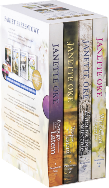 Seria Pragnienia serc: Pewnego razu latem, Powiew jesieni, Zima ..., Wiosenna ... BOX - Janette Oke