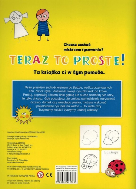 1... 2... 3... Rysujemy! Książka z pisakiem sucho ścieralny - Ola Makowska