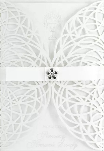 Kartka Karnet - Pamiątka Pierwszej Komunii Świętej