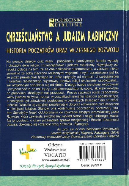 Chrześcijaństwo, a judaizm rabiniczny - Hershel Shanks - oprawa twarda