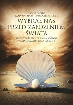 Kartka składana - Wybrał nas przed założeniem świata