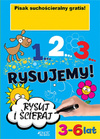 1... 2... 3... Rysujemy! Książka z pisakiem sucho ścieralny - Ola Makowska